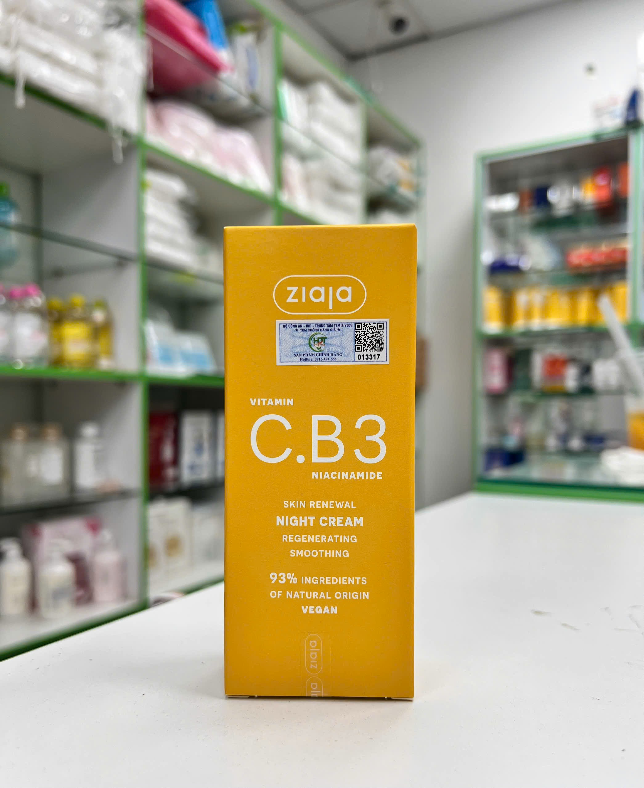 Kem Dưỡng Đêm Trắng Sáng Da C.B3 NIACINAMIDE