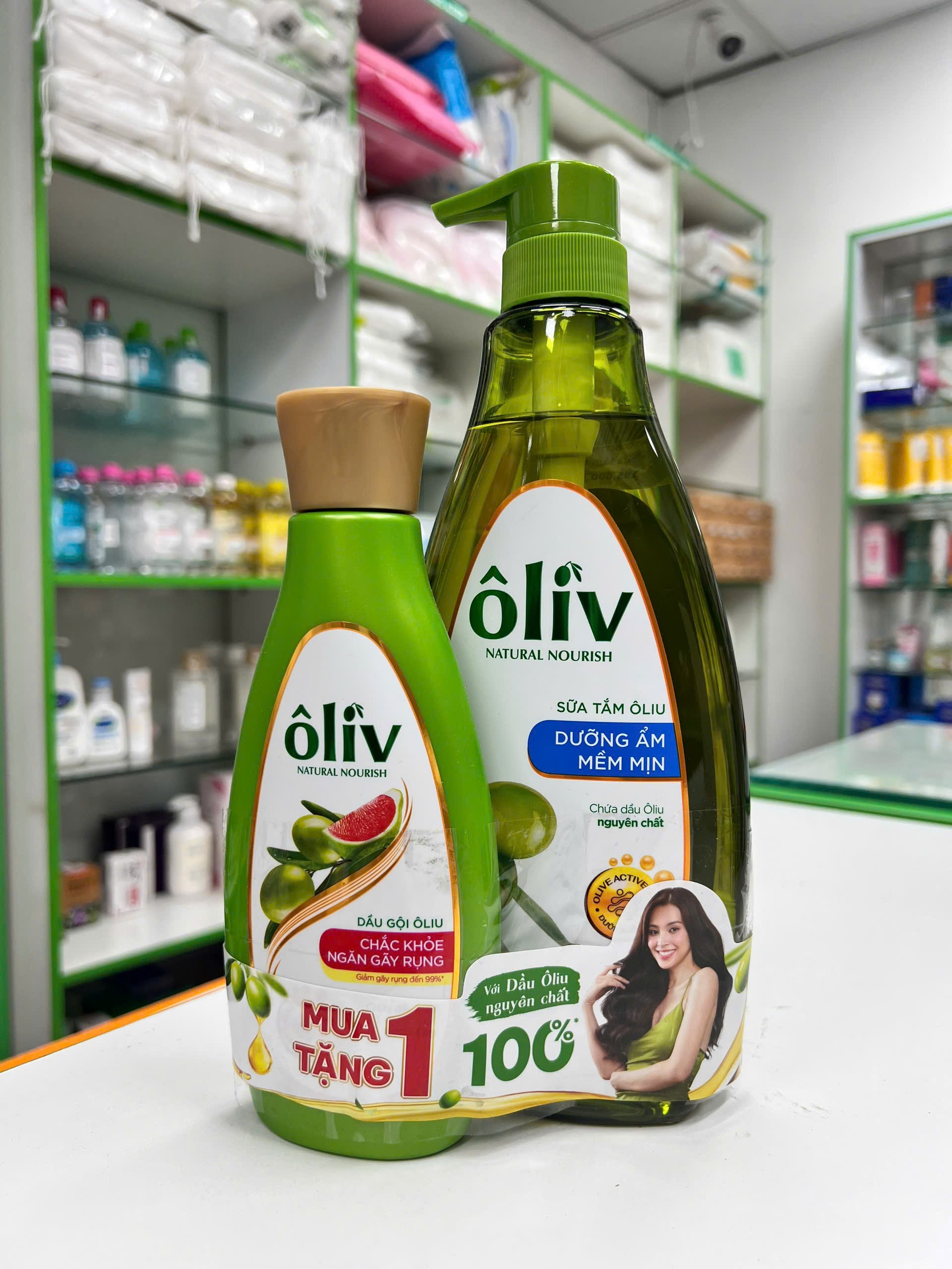 Sữa tắm Ôliv dưỡng ẩm sáng da Ôliv