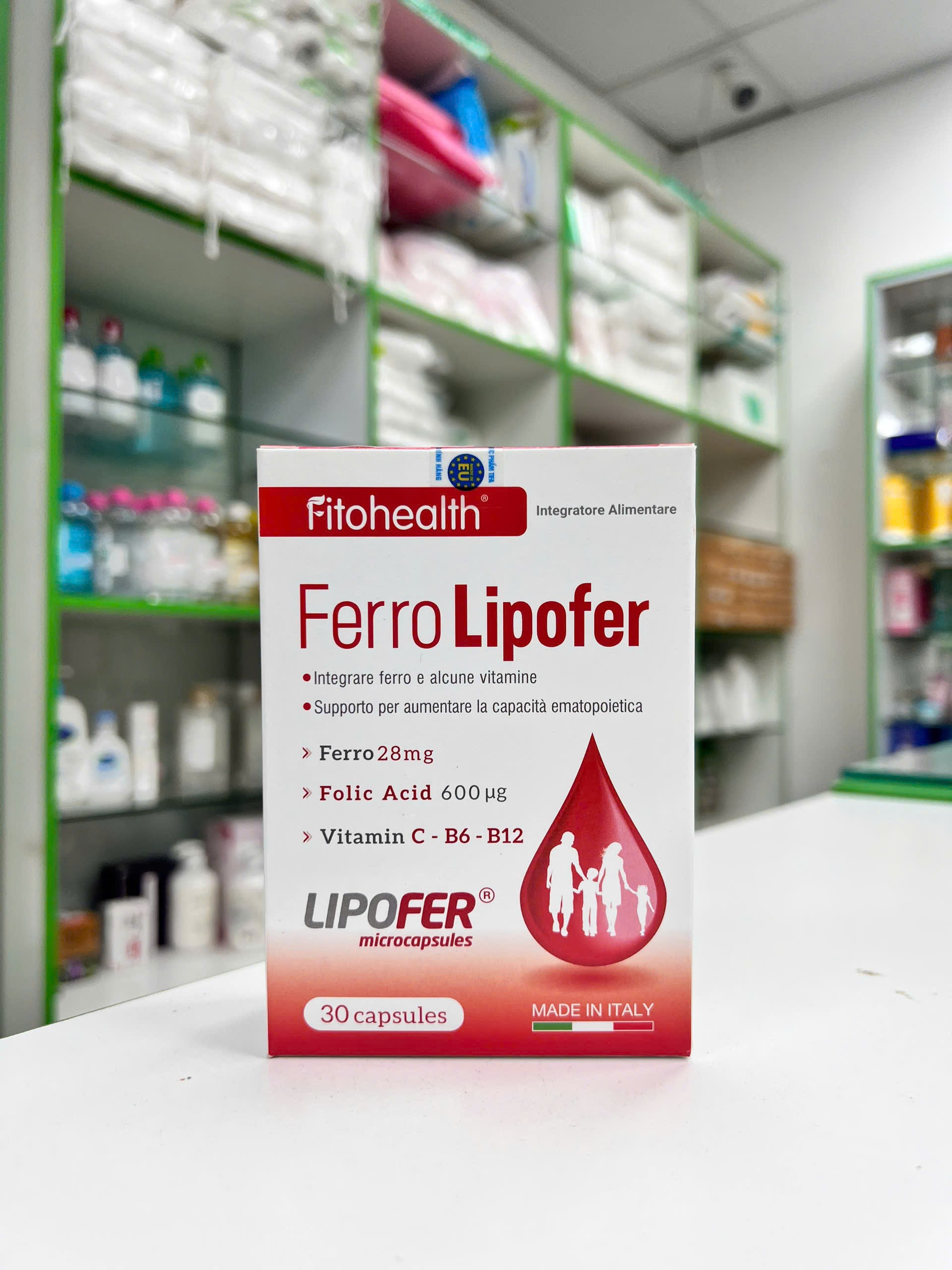 Thực phẩm bổ sung sắt Ferro Lipofer Fitohealth