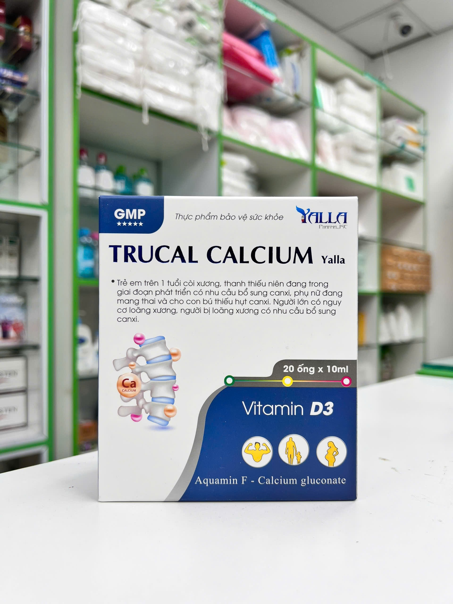 Thực phẩm bảo vệ sức khỏe Trucal Calcium Yalla