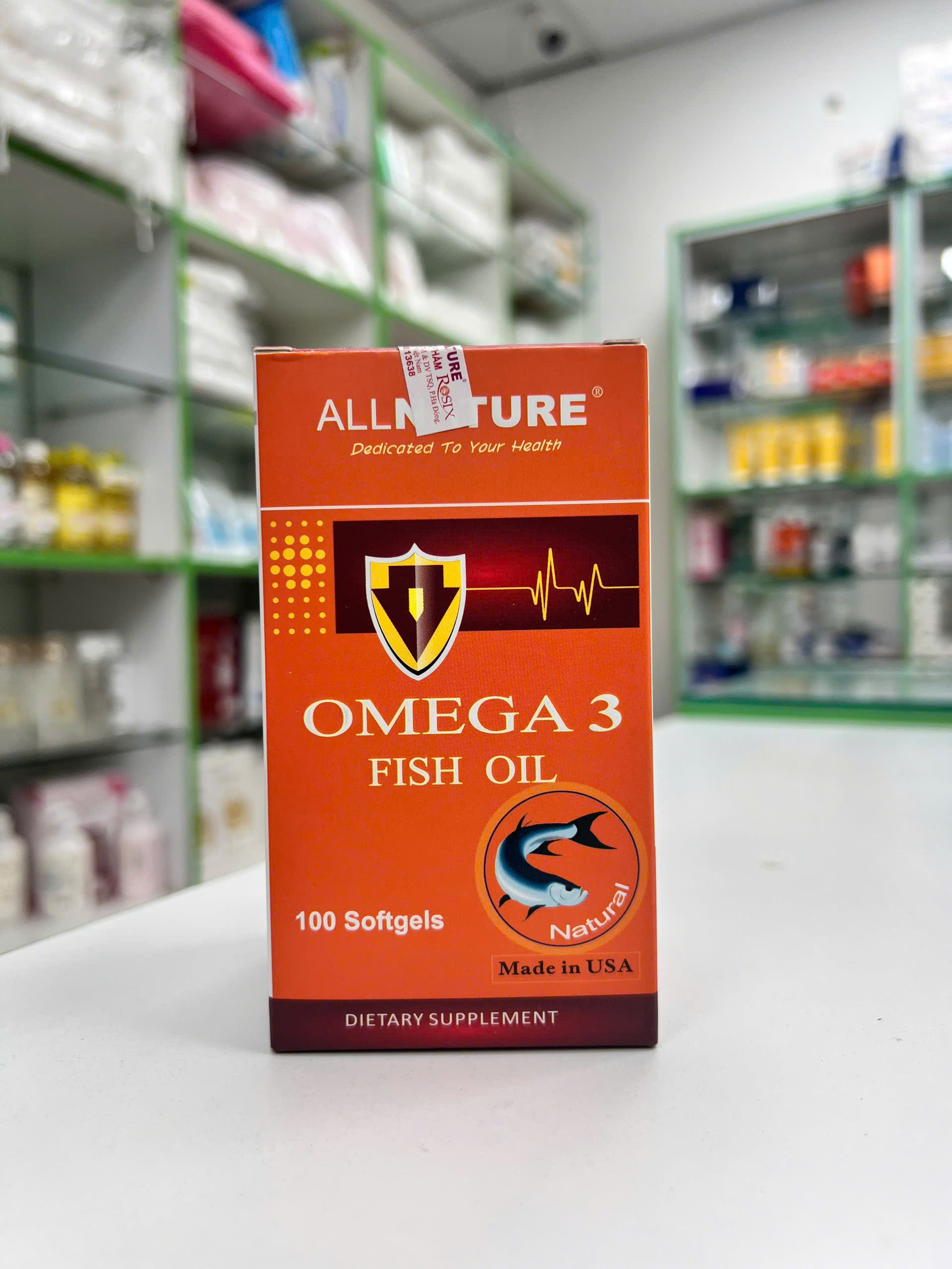 Viên uống Omega 3 Fish Oil Nature